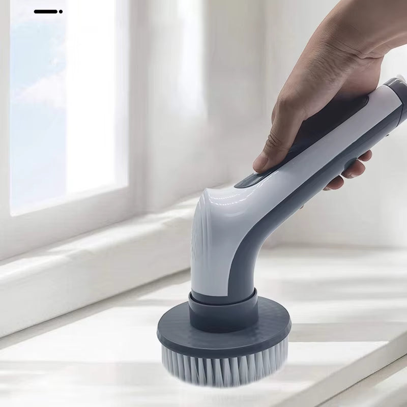 CleanMaster™ 6-in-1 Wireless Electric Scrub Brush – Adjustable Cleaning Tool for Bathroom, Kitchen & Window