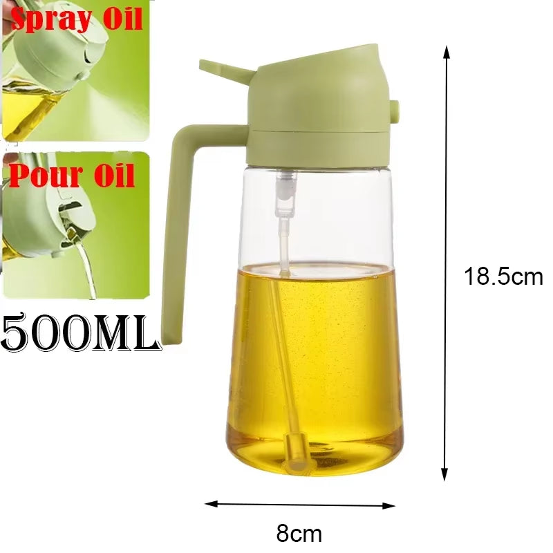Mistify™ 500ml Olive Oil Spray Bottle – Precision Oil Dispenser for Cooking, Grilling & Baking