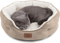 Small Dog Bed Washable,Round Cat Beds for Indoor Cats,20In Came | Soft Plush Pet Bed,Dog Beds for Small Dogs for Puppy and Kittens,Anti-Slip Bottom,Easy to Clean