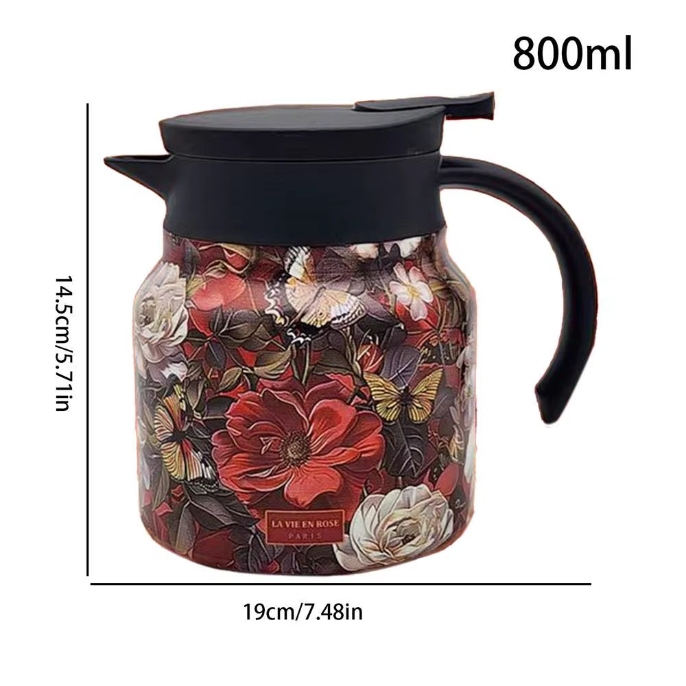 Vintage Thermal Insulation Tea & Coffee Pot – Keep Your Drinks Hot in Style