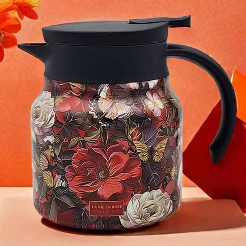 Vintage Thermal Insulation Tea & Coffee Pot – Keep Your Drinks Hot in Style